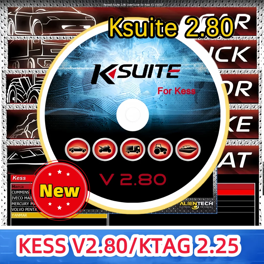 

Ksuite 2.80 ECU Programmer Tool для автомобиля, грузовика, велосипеда, трактора, лодки - Fix RSA Error KESS V2 V5.017 Автоматическое диагностическое программное обеспечение 2025 Hot