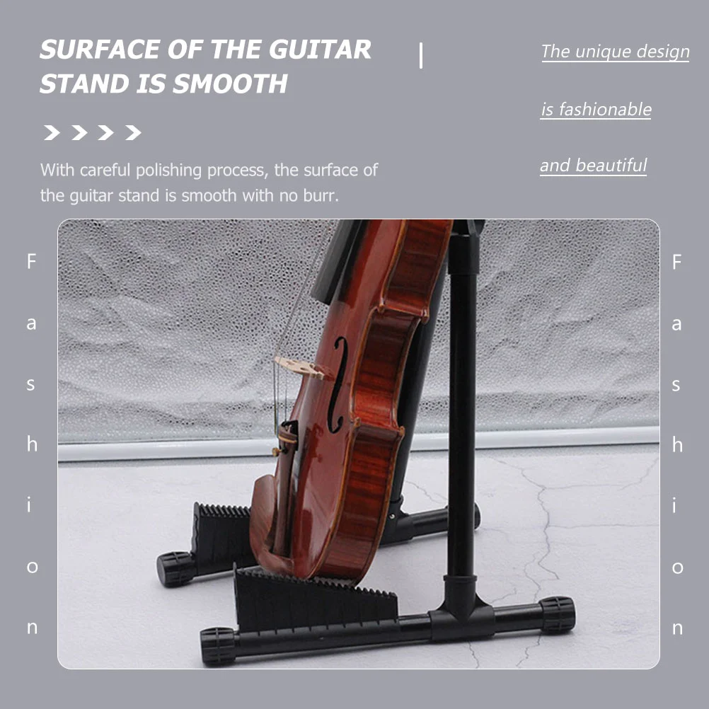 Guitar Stand Game Floor Subject Support for Easel Electric Holder Rack Folding Cleanup Cradle