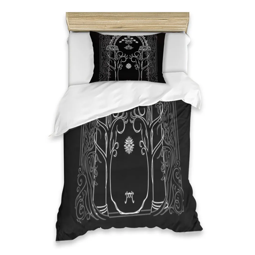 

Mountain Door in the style of J.R.R.Tolkien Single Bed Sheets Set Complete Case Single Linen Quilt Cover