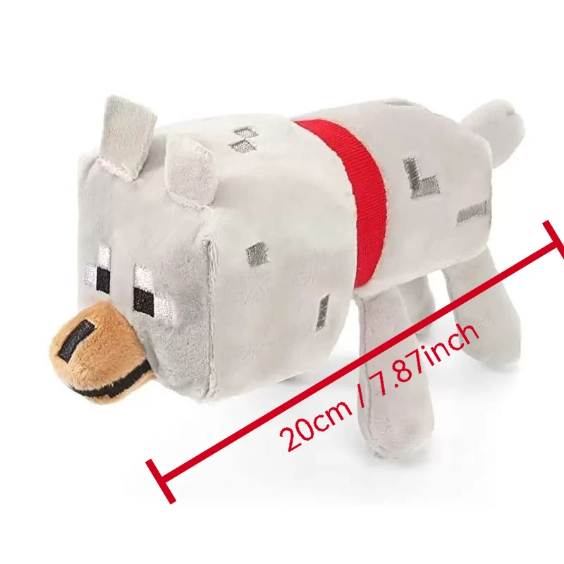 ตุ๊กตาหมาป่าขนาด 20 ซม. ของเล่นตุ๊กตาหมาป่าขนนุ่ม ของเล่นตุ๊กตาสัตว์นุ่ม ของเล่นเด็ก ของขวัญสำหรับเด็ก