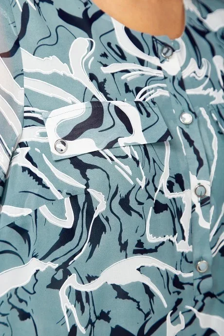 فستان أنيق بمقاس كبير مطبوع عليه زهور للتخسيس بفتحة جانبية للنساء، تنورة متدفقة جميلة تبرز الأنوثة #3