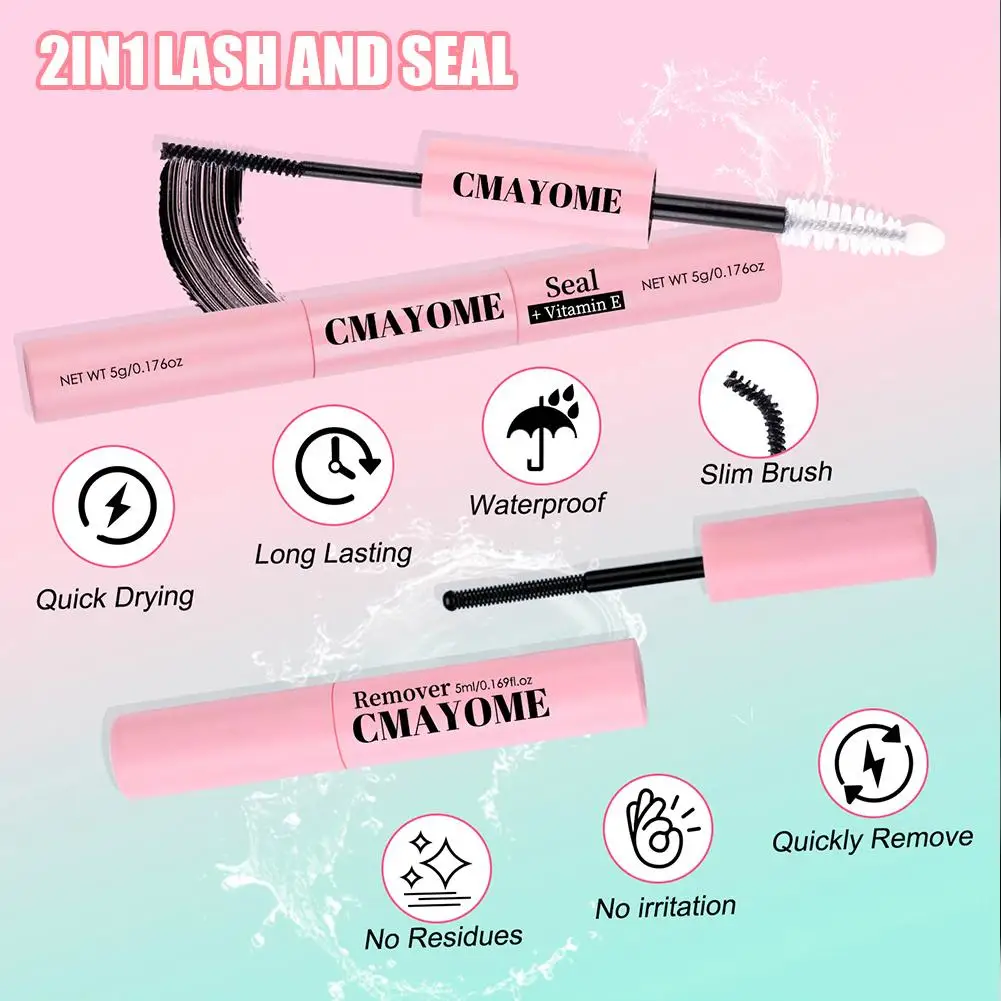 Kit de extensión de pestañas, 270 Uds., juego DIY 60D/80D/100D, mezcla de pestañas en racimo, pinzas para sellar pestañas, accesorios de maquillaje para pestañas