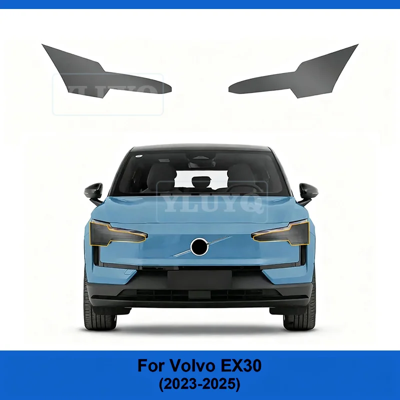 

Smoked for Volvo EX30 2023 2024 2025 Headlight Rearview Film Paint Protection Film Transparent TPU Anti-scratch Repair Refit