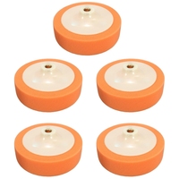 5Pcs 150Mm Car Polishing Head Buffing Mop Pad Sponge For M14 Thread-A99F