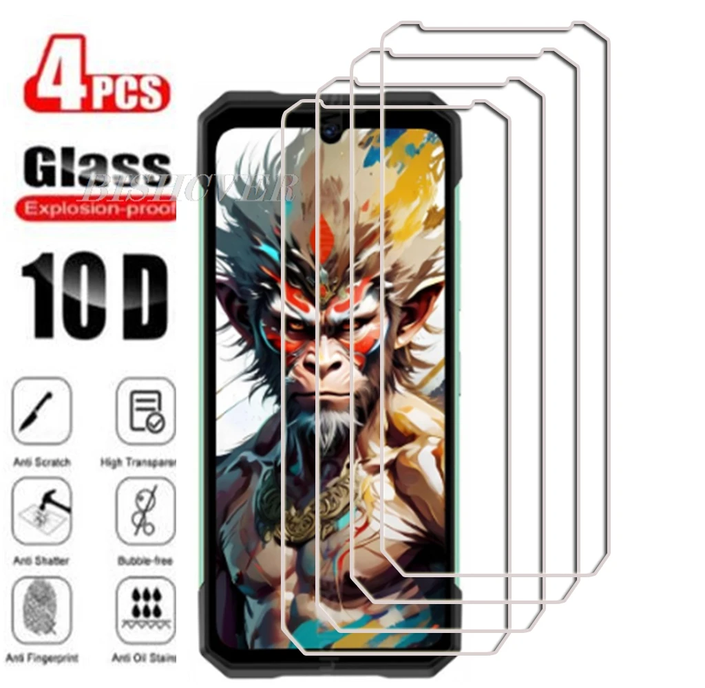 4Pcs For Doogee S200 X 6.72" DoogeeS200X DoogeeS200 S200X Tempered Glass For DoogeeS200 Screen Protector Protective Glass Film