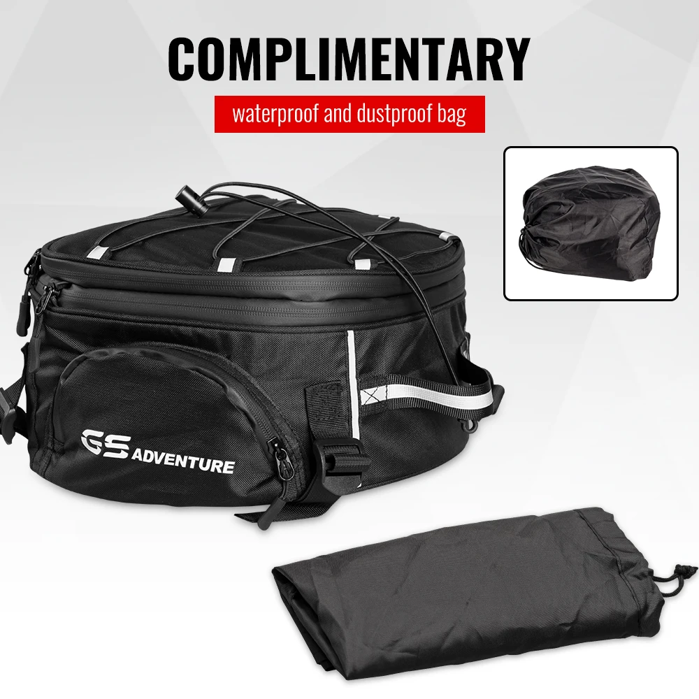 

Сумка для мотоцикла, многофункциональный рюкзак для мотоциклиста, сумка на заднее сиденье, большая вместимость для BMW ADV R1200GS YAMAHA MT Honda Kawasaki Z900