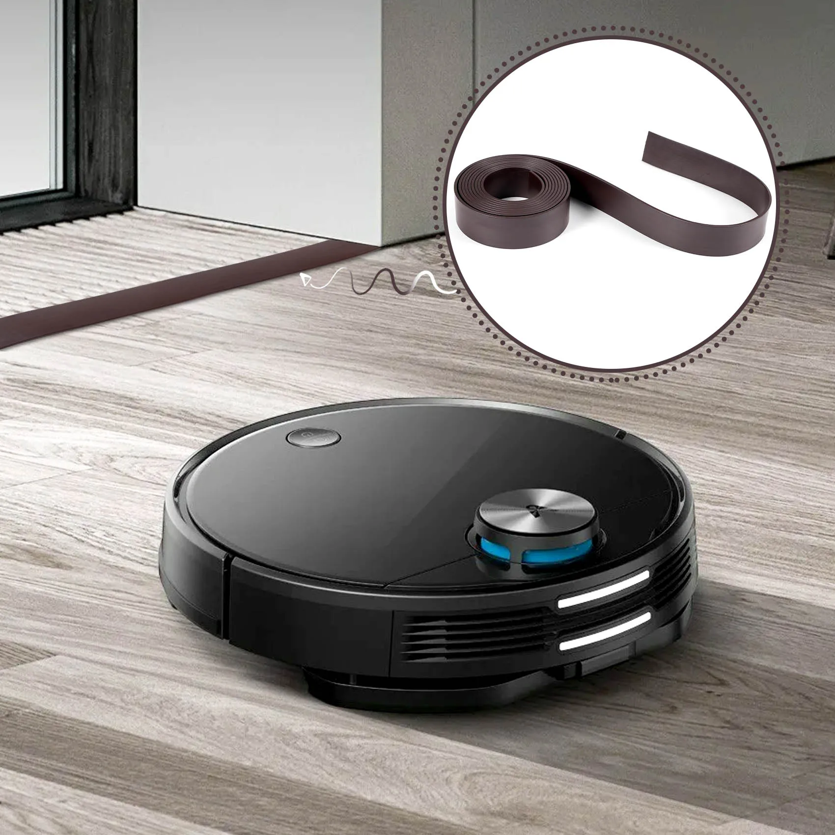 M02K-Xiaomi 청소 로봇 액세서리와 호환 Mijia 1S Stone S50/S55/T6 범용 마그네틱 스트라이프 2M