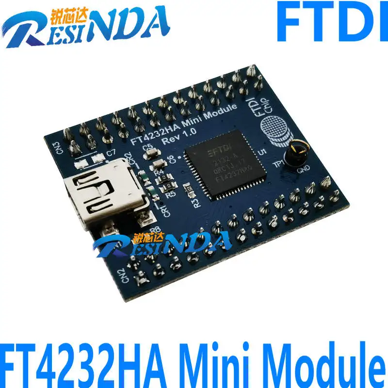 

FTDI spot genuine FT4232HA Mini Module USB high speed evaluation module serial/FIFO