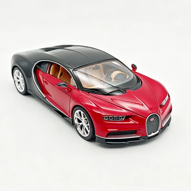 WELLY 1/24 Scale Chiron Alloy Sports Car Model Finished Product Simulation Toy Collection Static Display