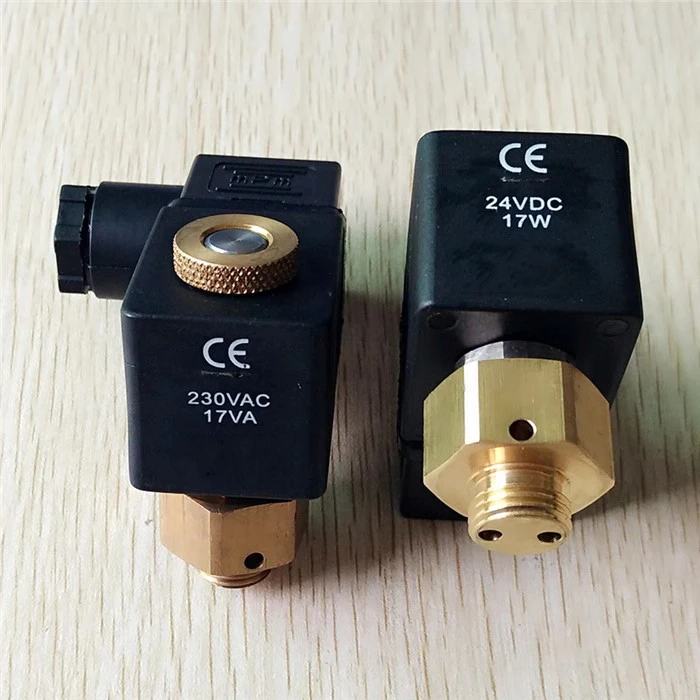 Electromagnetic pulse valve coil pneumatic control valve core pilot head assembly AC220V 17VA 24VDC 17W