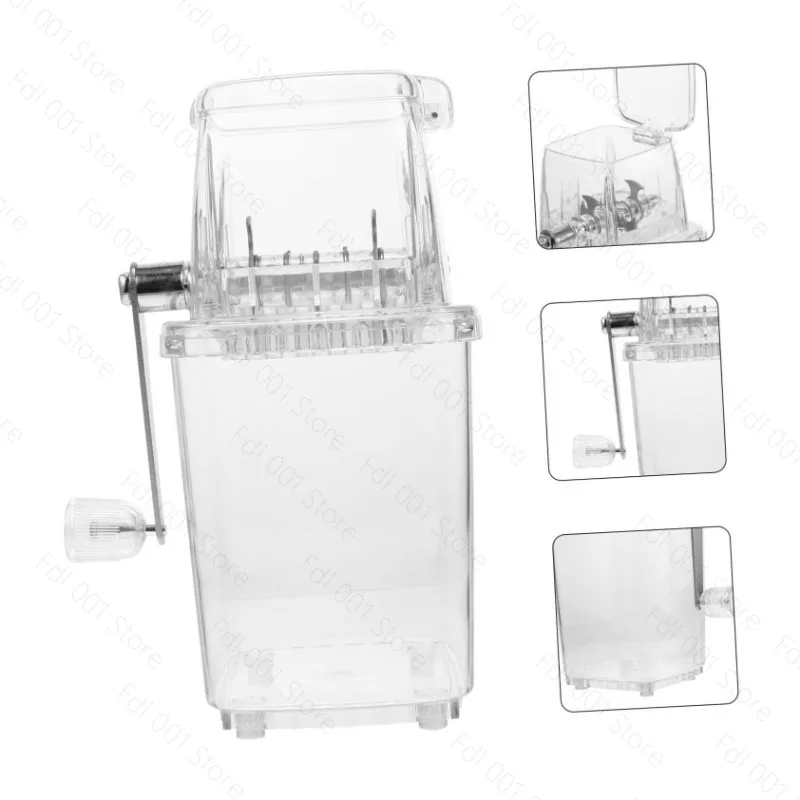 Ice shaver household small smoothie machine granular ice crushing artifact commercial stall manual ice crusher