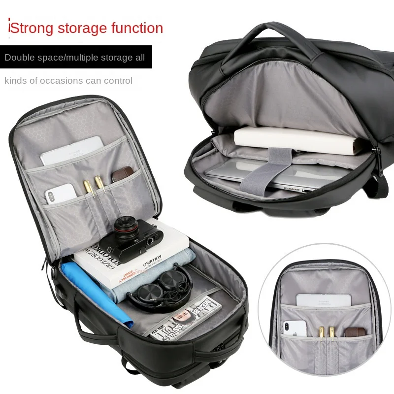 Travel Laptop Backpack USB Charge Multi-Function Large Capacity Computer Rucksack Men Women College Student Shoulder Bag Mochila
