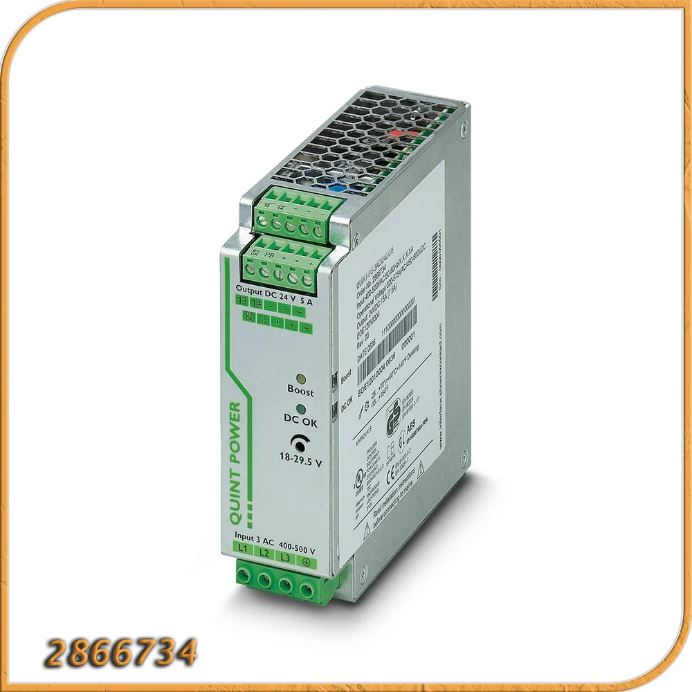 Industrial Control Product 2866734 QUINT-PS/3AC/24DC/5 QUINT POWER Switching Power Supply Output 24VDC/5A