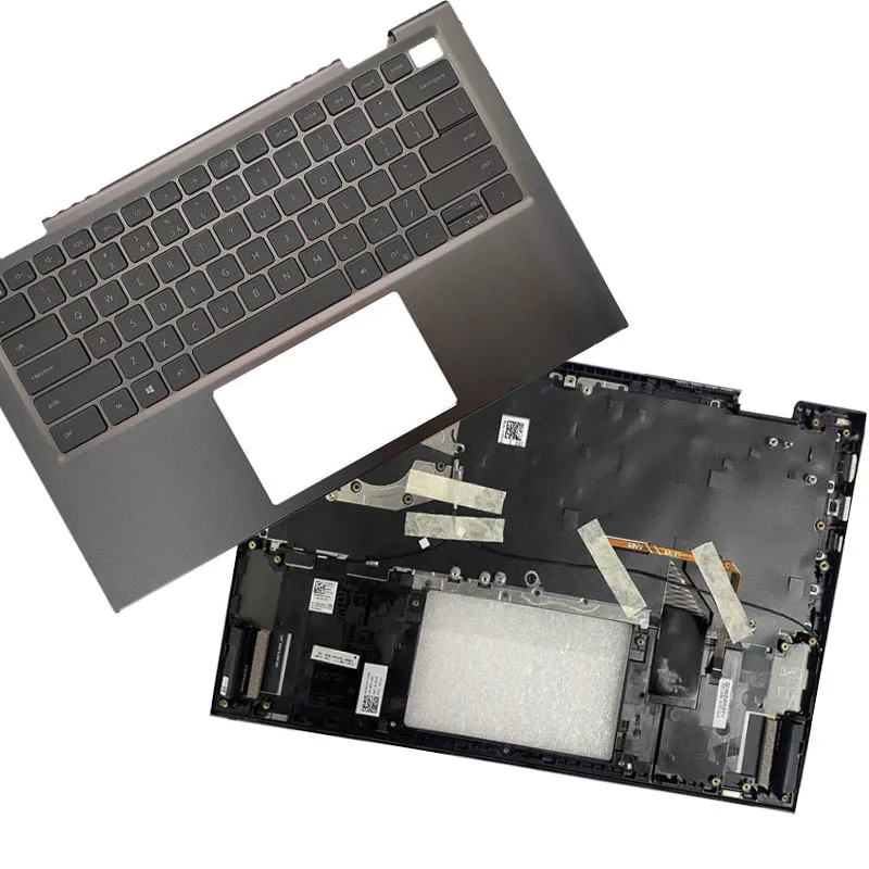 

New Laptop Case For Inspiron 5410 5415 2-in-1 Palmrest Upper Cover Shell with US Backlit Keyboard 0VJ2PX 04GR69