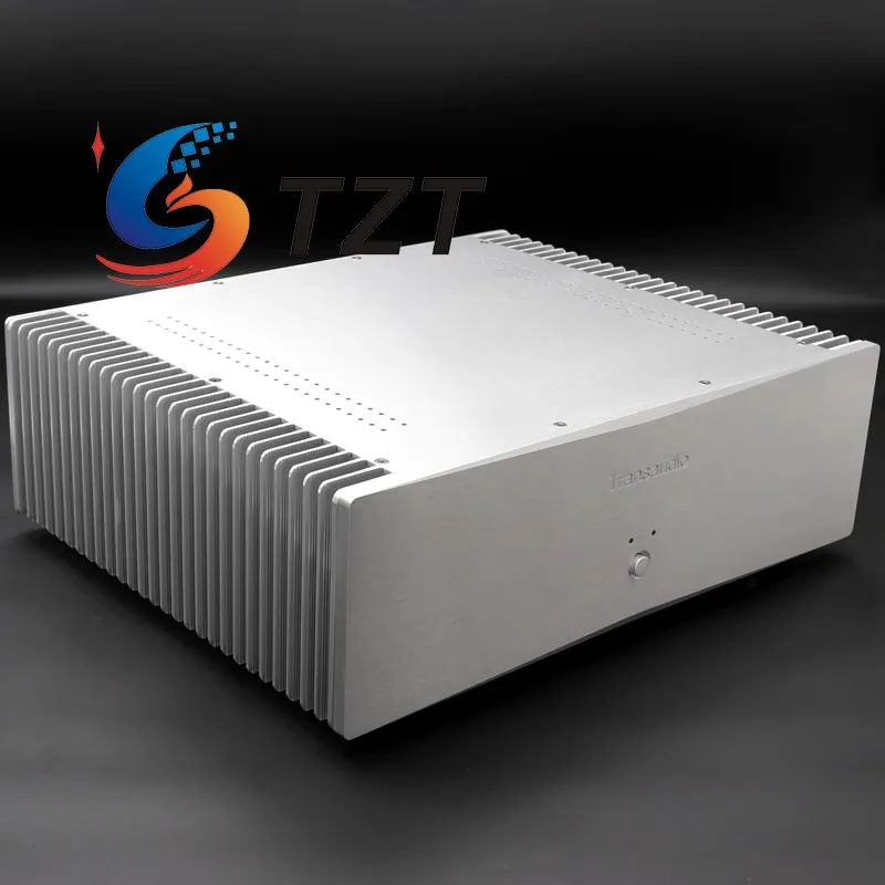 

TZT TransAudio MASTER Edition FM801 Усилитель мощности 500 Вт Двухканальный усилитель мощности линейного уровня (серебристый/черный корпус)