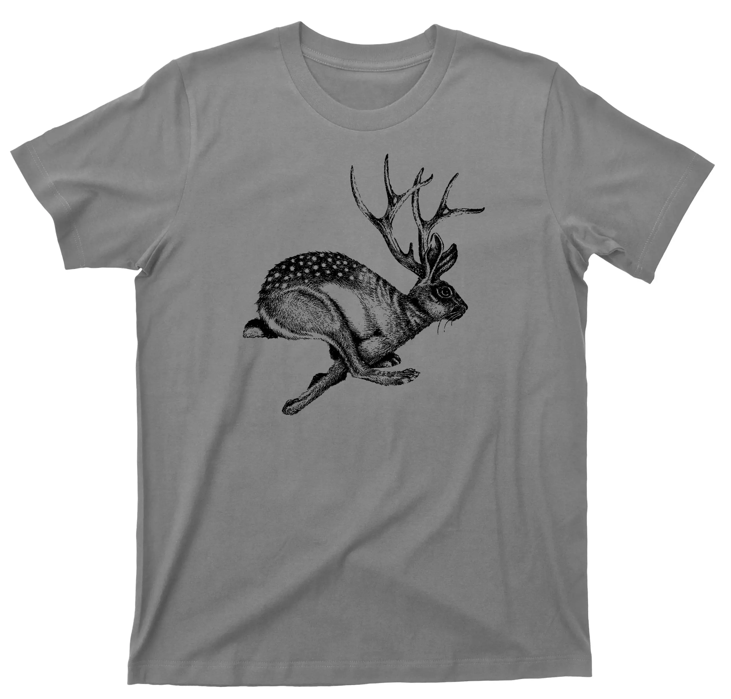 Jackalope T Shirt Jackrabbit Antelope Horns Cryptids Cryptozoology