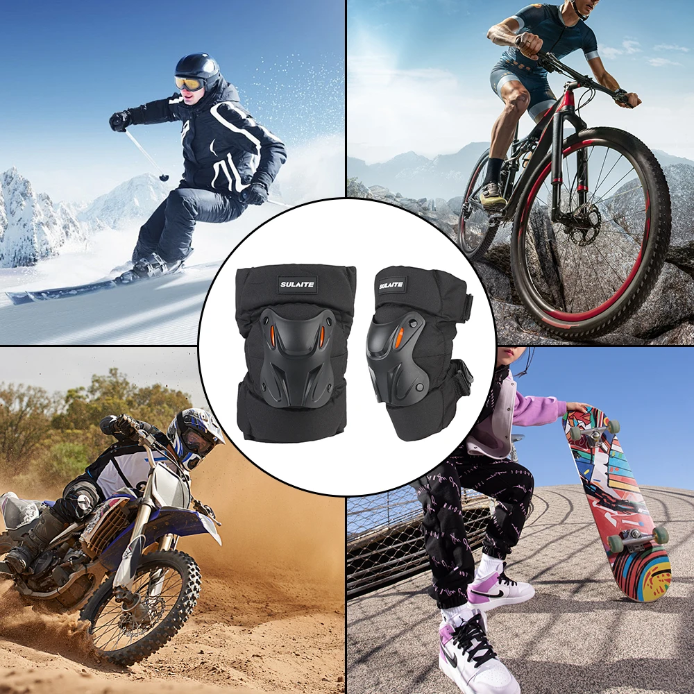 For Motorcycle Scooter Skateboard Cycling Riding Knee Arm Brace Gear Motorcycle Knee Pads Protective Knee Elbow Guards