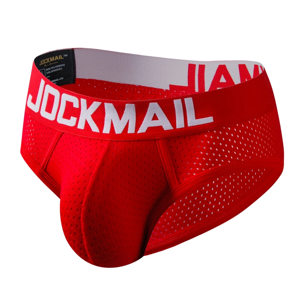 Jockmail algodão sexy cueca do homem cuecas cuecas respirável cuecas masculinas biquíni gay roupa interior masculino calzoncillos