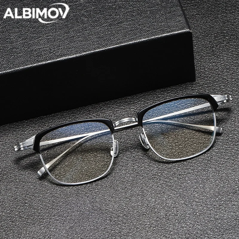 

Элитные титановые полуоправные очки с медицинскими линзами по рецепту: для пресбиопии, миопии, прогрессивные мультифокальные очки