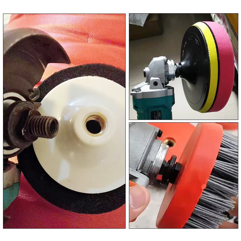 M10 alat mata Bit inti berlian baru dengan adaptor sudut Gerinda M16 benang konverter Adapte Arbor konektor poles