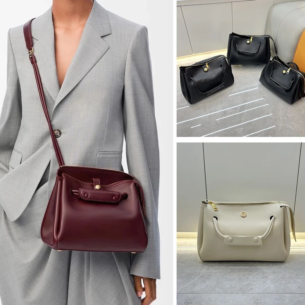 

High-Quali Leather oulder Crossbody Bag Women's Tote Bag Large Capaci Faionable Briti Sle Soft Handle Casual Purse