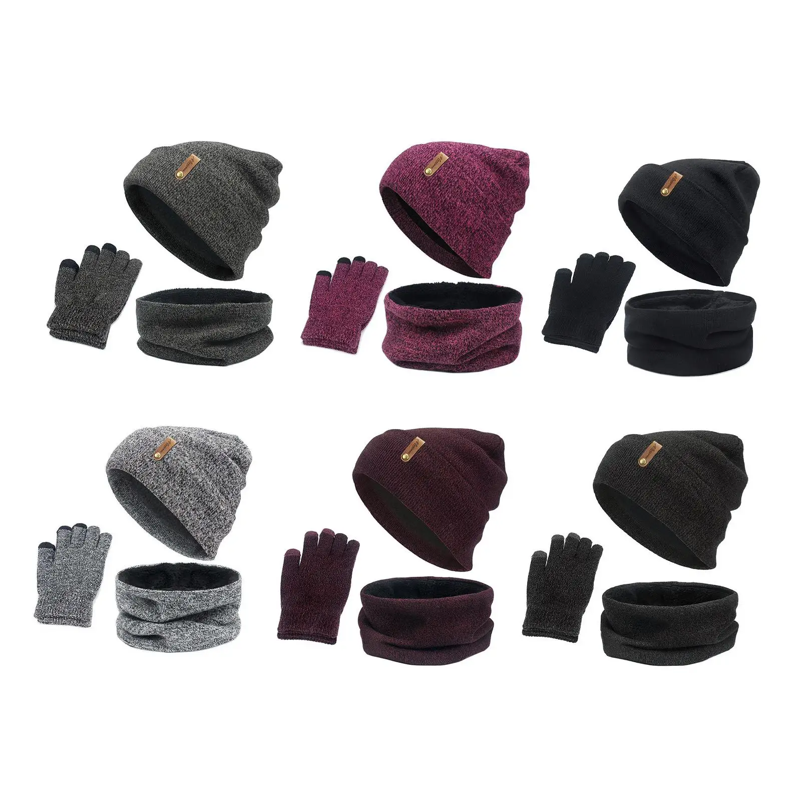 3pcs-set-winter-hat-scarf-touchscreen-gloves-set-for-men-and-women-gloves-neck-warmer-set-with-warm-knit-fleece