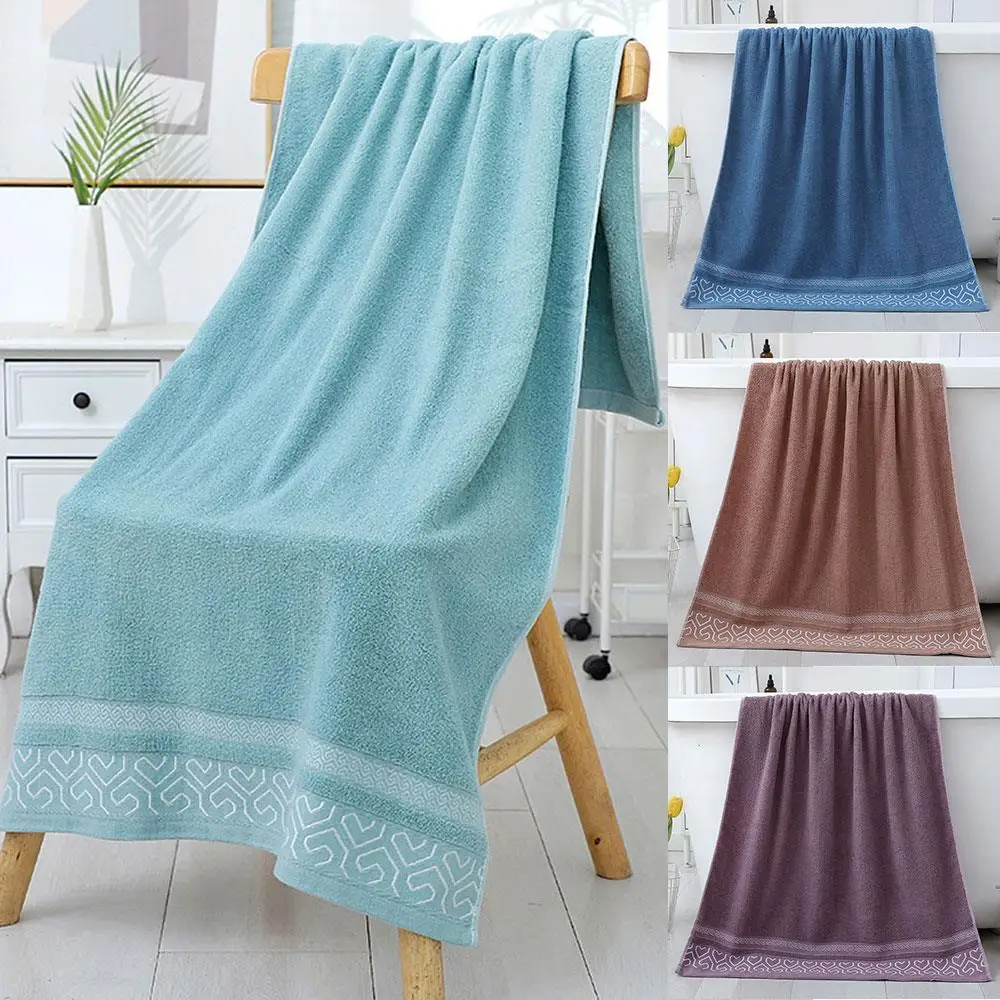 

70*140cm Cotton Bath Towel Friendly For All Ages Bathroom Towel Crafted From Cotton High Absorbency Skin Durability Bath Towel
