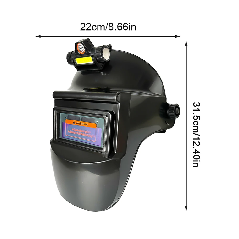 PC Welding Masks Automatic Dimming Large View Automatic Variable Light Adjustment Welding Facemask Welding Helmet