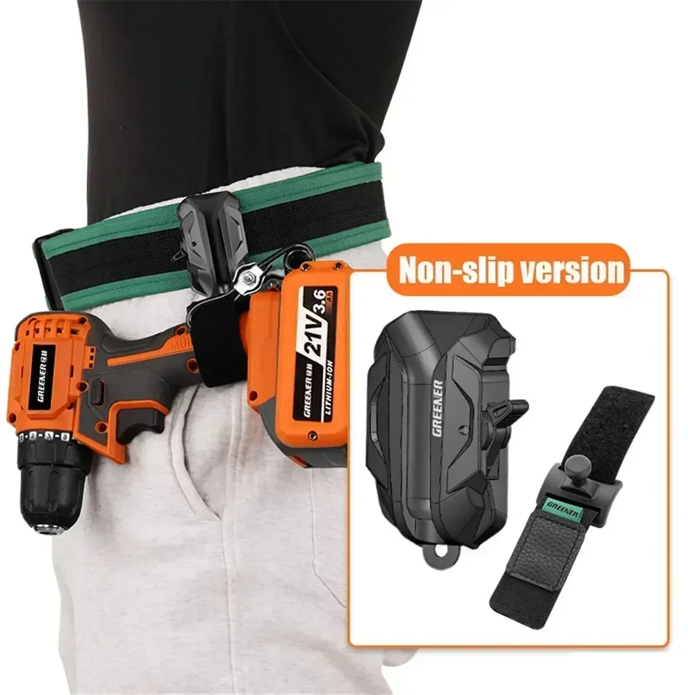 2023 Heavy Duty Tool Organiser Kit Wearable Belt Pouch Drill Pouch Metal Accessories Fishing Travel Tool Organiser Tool Wearable