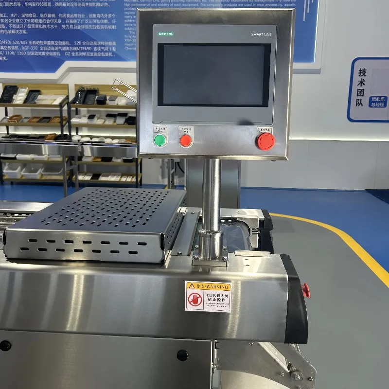 Custom Automatic Compact Thermoforming Vacuum Packaging Machine with Top-level Configurations for Small Items Packaging