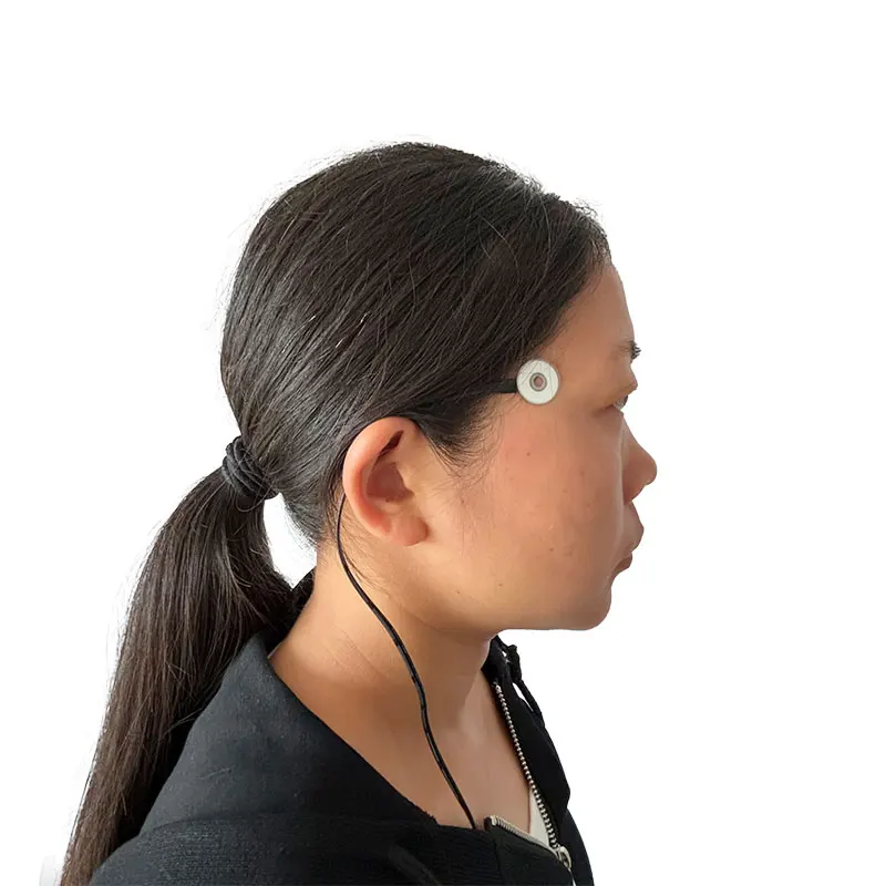 Lámpara de centelleo de Detroit Become Human Cosplay Connor RK800 Kara AX400 Head Temple Light State, anillo circular, accesorios de Halloween