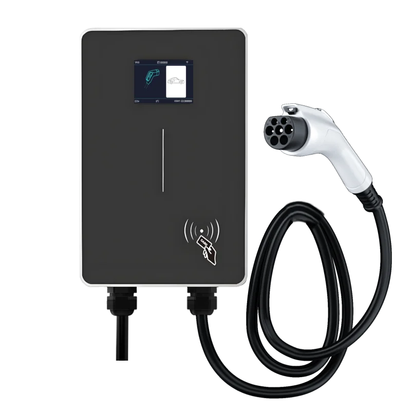 JIGU Electric Vehicle Charging Station 22KW 3-phase 380V 32A GB/T 20234 with WIFi Bluetooth APP Support OCPP