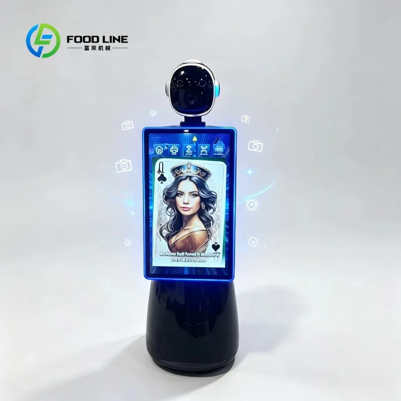 Customized Remote Control Automatic Robot Smartphone Compatible Photography Robot IPad Compatible Party Photo Booth Robot