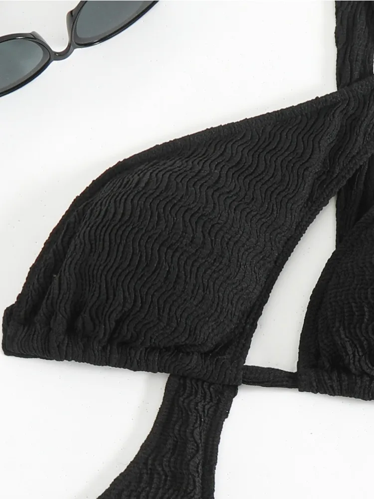 Seksowny Brazylijski Strój Kąpielowy Jednoczęściowy Push Up Bikini Jedno Ramię Bez Pleców Plażowy Kostium Kąpielowy 2025 Nowy traje de baño de mujer