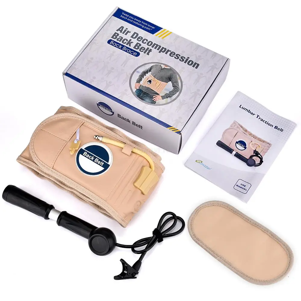 

Поясничный поддерживающий пояс, надувной поясничный ремень, тяговый пояс для поясничных мышц, надувной фиксированный поясной ремень