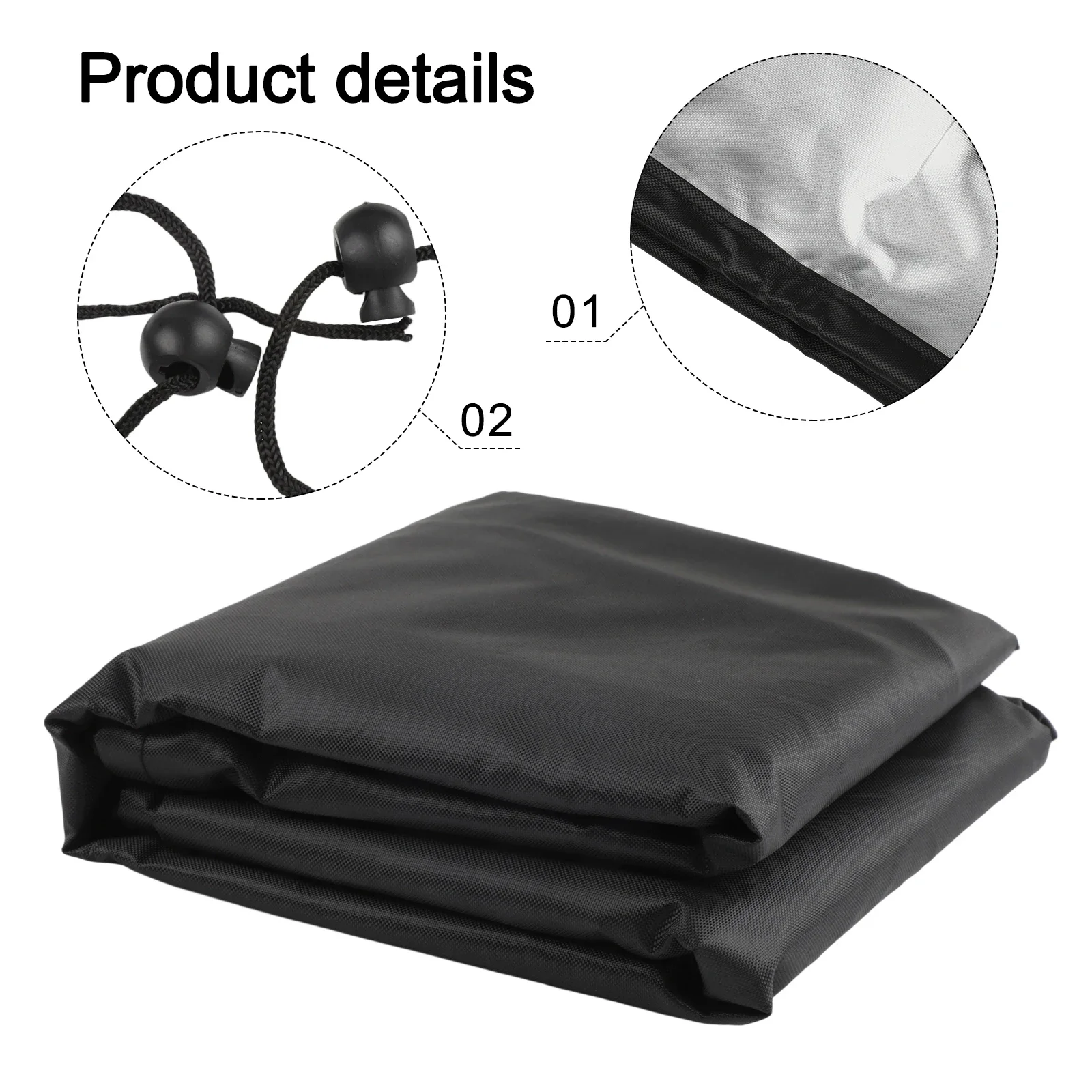 

420D Oxford Cloth Folding Bed Storage Cover With Zipper Dustproof Storage Bag For Guest Beds Patio And Garden Chair Protector