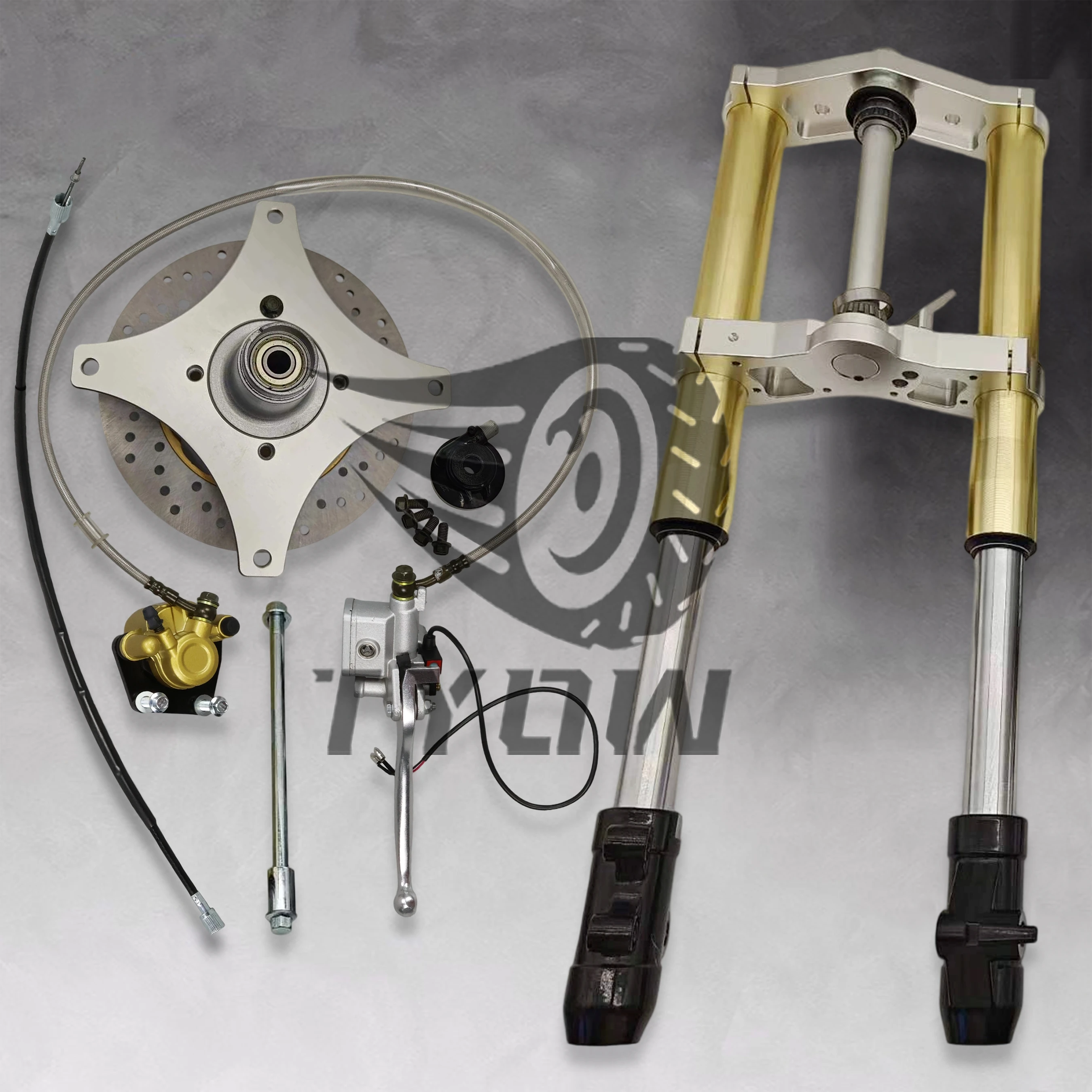 Dax Inverted Disc Brake Forks Mx Style Motorcycle Upside Down Fork For Honda Dax Ct70 Bike Front Shock Absorber