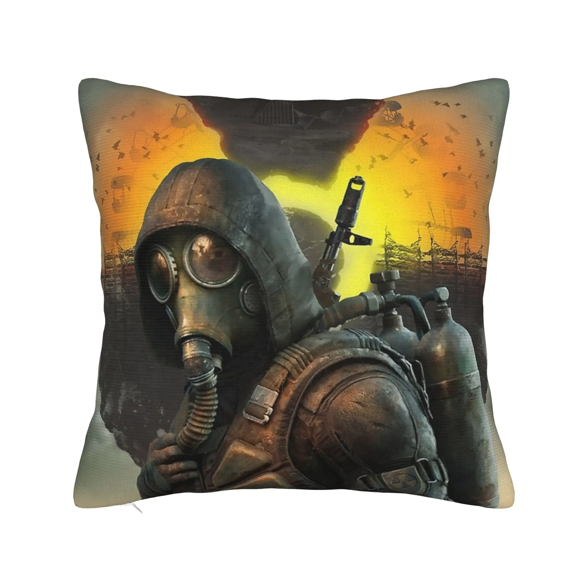 STALKER 2 Heart of Chernobyl S.T.A.L.K.E.R. Pillowcase Printed Cushion Cover Decoration  Pillow Case Cover Home 45X45cm
