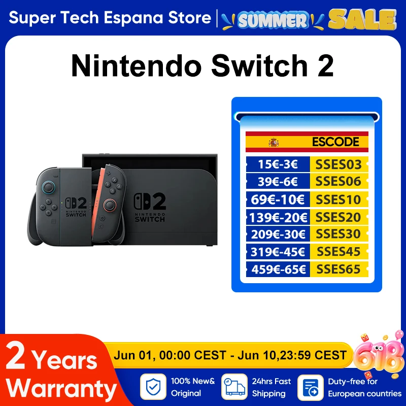 Nintendo Switch 2 Game Console NS2 7.9-inch LCD 1080P 120Hz