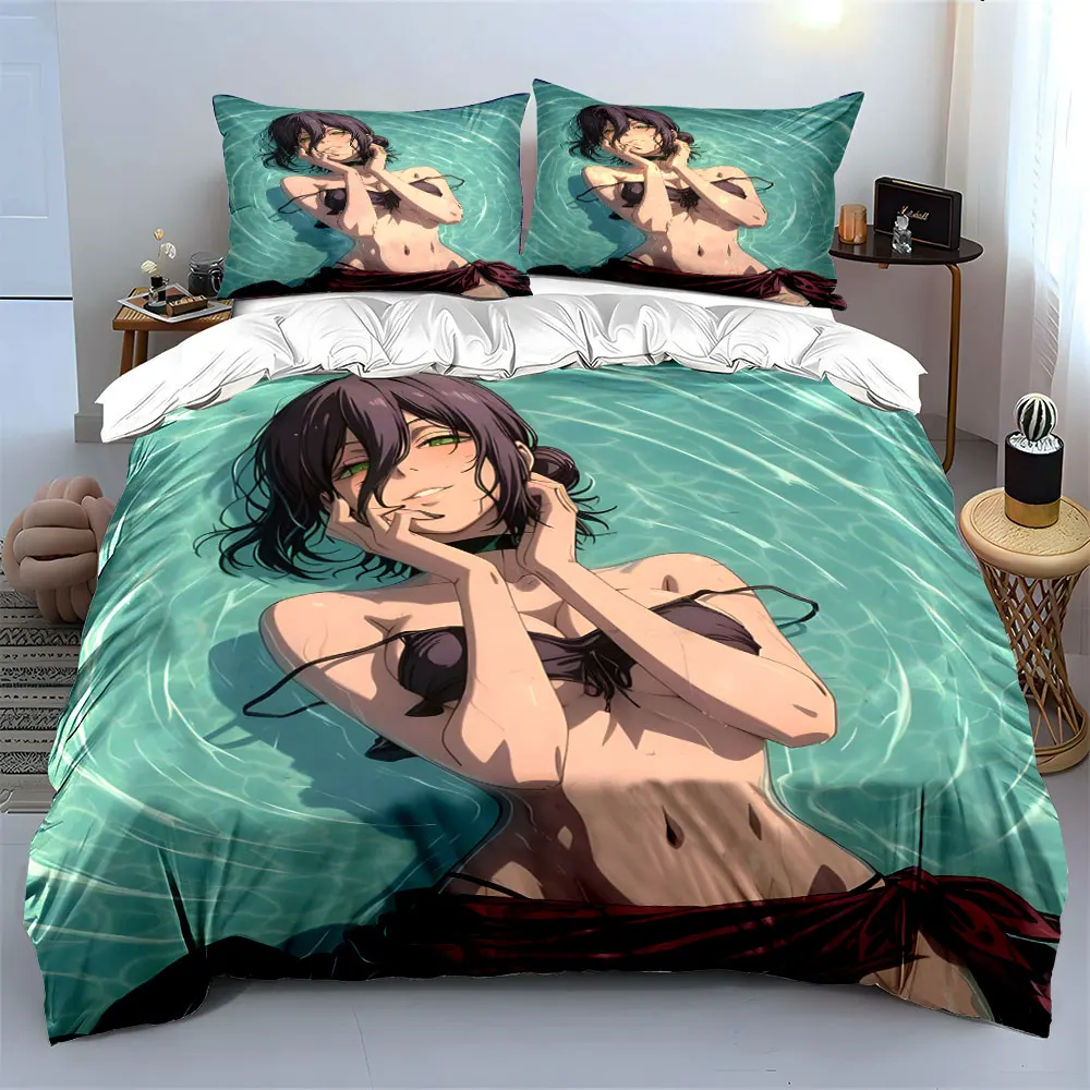A serene summer moment in the water Print Bedding set 3PC 1 duvet cover 2 pillowcases adult and children bedding set Luxury