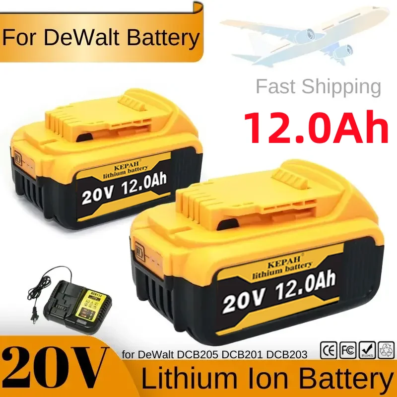 Original  20V Lithium Replacement Battery For Dewalt 18V DCB184 DCB200 DCB182 DCB180 DCB181 DCB182 DCB201 DCB206