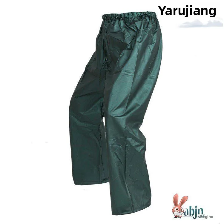 

Waterproof Riding Trousers Men's Split Cow Tendon Added Crotch Rain Pants Wear Resistant Non-Water Seeping Home Living Set