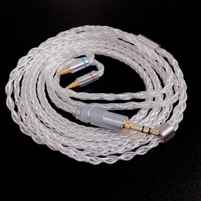 Suitable for Sennheiser IE40pro ie80 IE80S earphone wire IE400 500pro earphone silver plating wire