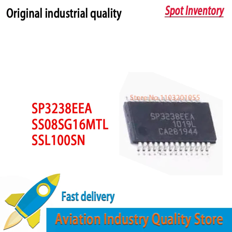 

5~10PCS/lot SP3238EEA SP3238 SSOP-28 SS08SG16MTL SS08SG16 SSL100SN SSL100