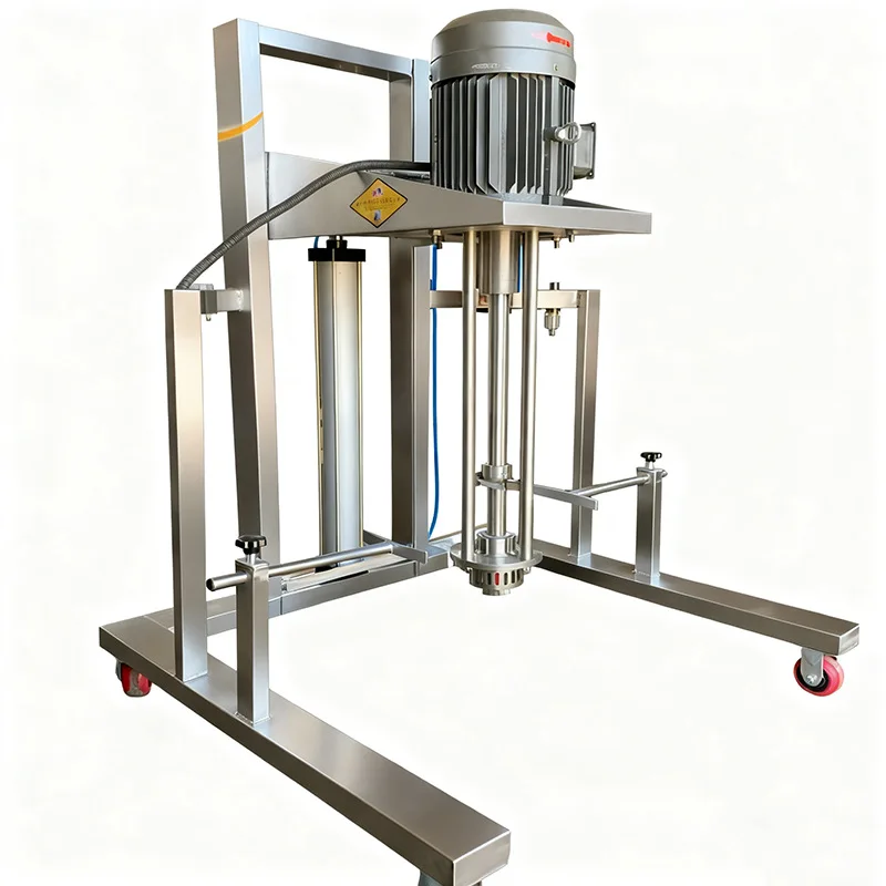 High shear homogenizer electric lift industrial grade dispersion mixing mixer