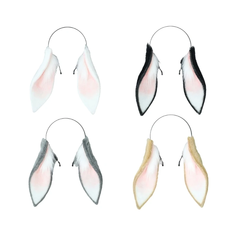 

COSPLAY Rabbit Ears Animal Ear Headband Furry Rabbit Carnivals Party Handmade Furry Party Costume Devil Beast Dropship