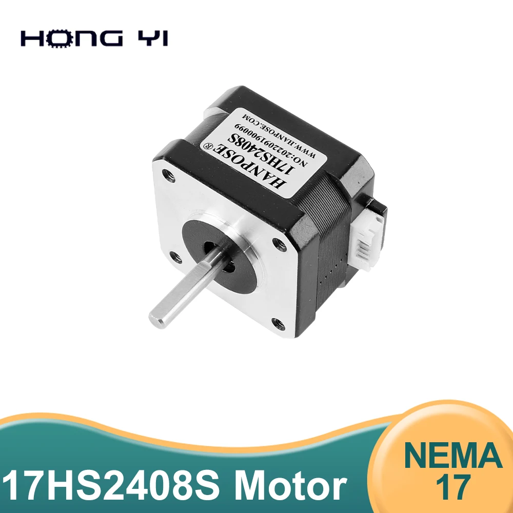 Nema17 Stepper Motor 17HS2408S x1/3/5PCS 4-lead With DuPont Line 0.6A CNC Laser Grind Foam Plasma 3D Printer 42 Stepper Motor