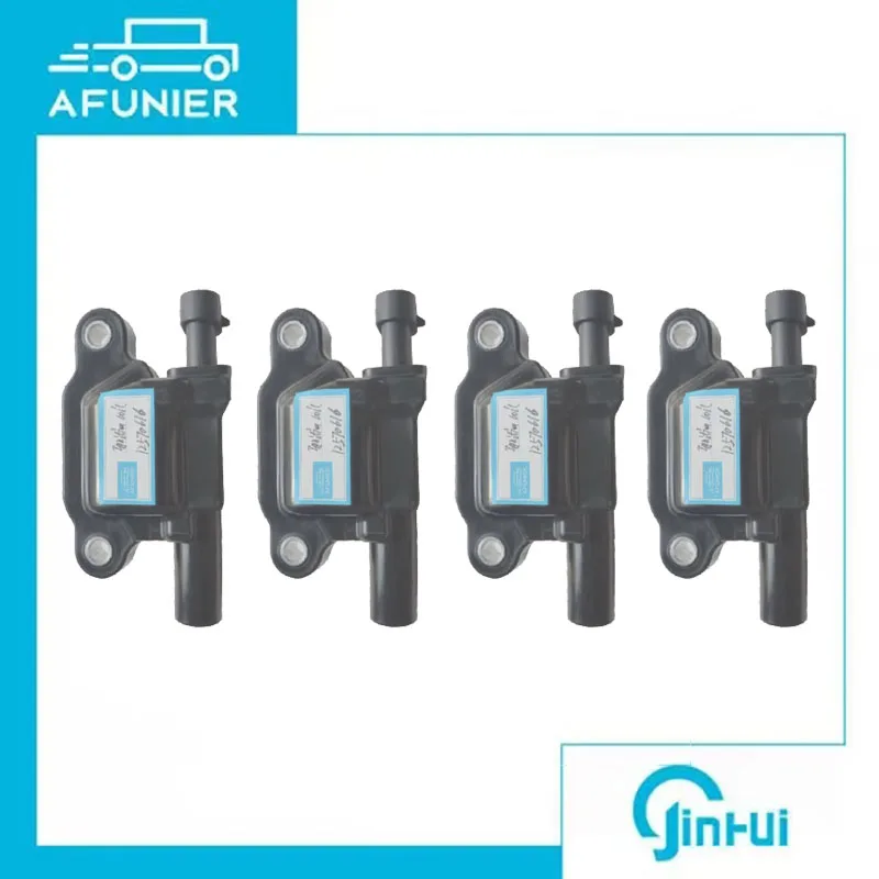 

Комплект из 4 катушек зажигания для Saab 9-7 (2005-2009), Buick, Pontiac, Cadillac, Chevrolet, GMC, Hummer (номера OE) 12570616,H6T55271ZC