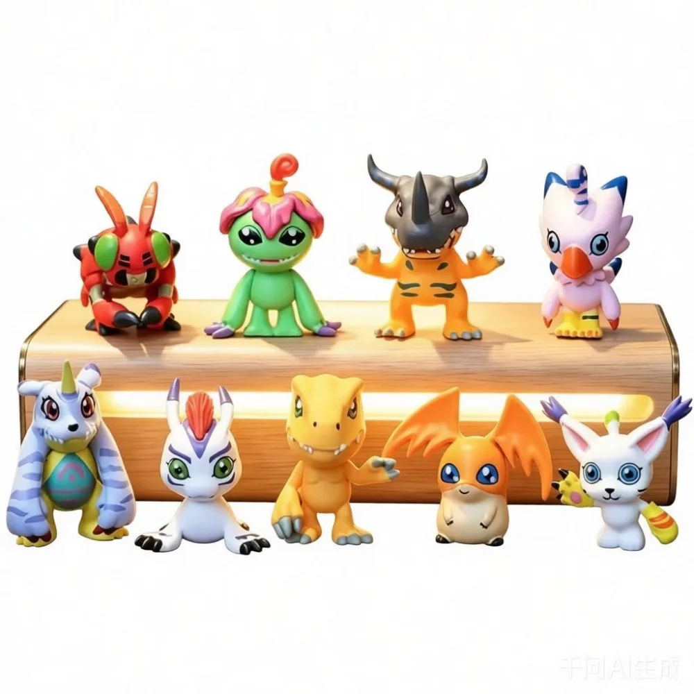 Desktop Decoration Set Digimon Digimon Adventure Action Figure Toy Model PVC Collection Ornaments Statue Birthday Xmas Gifts