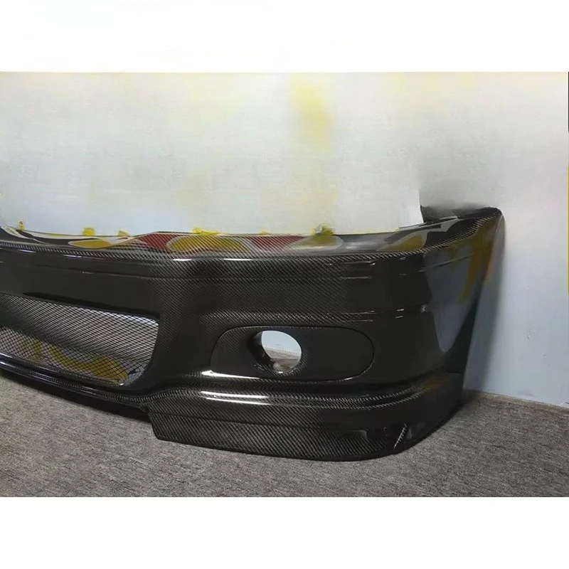 For 2-Door M3 E46 Coupe High-Quality Carbon Fiber Front Bumper Upgrade, Automotive Exterior Parts Front Lip Body Kit 4